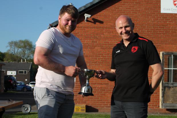 County Times:  Jac Benyon-Thomas with the Captain’s Cup.